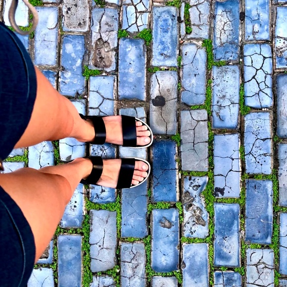 ALDO leather platform sandal - Picture 1 of 6